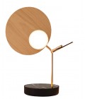 Ballon Table Lamp Black/White/Oak/Walnut 43cm