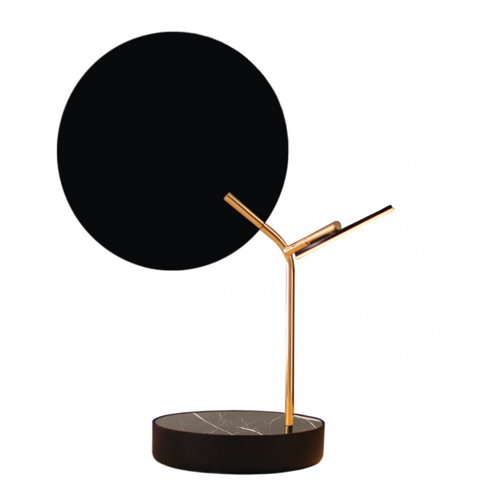 Ballon Table Lamp Black/White/Oak/Walnut 43cm