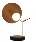 Ballon Table Lamp Black/White/Oak/Walnut 43cm