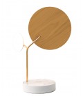 Ballon Table Lamp Black/White/Oak/Walnut 43cm