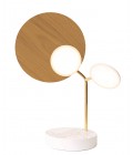 Ballon Table Lamp Black/White/Oak/Walnut 43cm