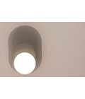 Dot 03 vägglampa vit/svart/ek/valnöt 25cm