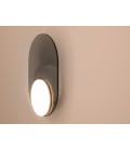 Dot 03 vägglampa vit/svart/ek/valnöt 25cm