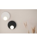 Dot 05 vägglampa vit/svart/ek/valnöt 25cm