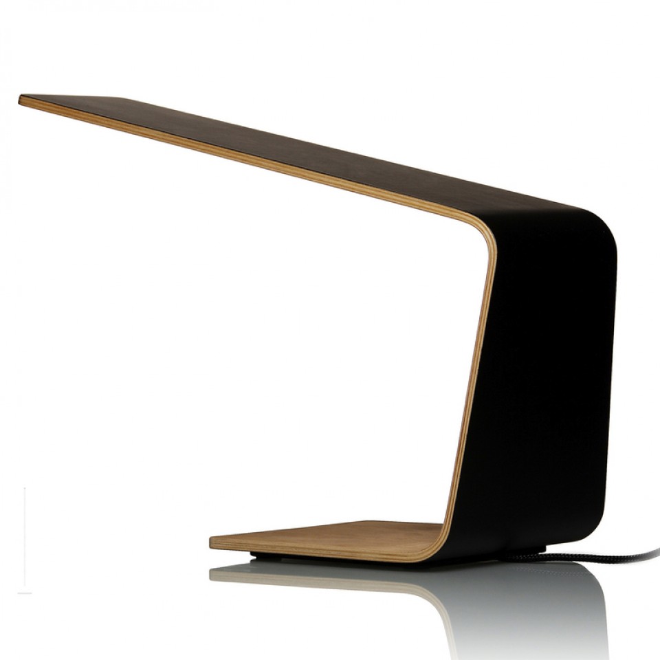 Led1 Desk Lamp Oak/Walnut/Birch 30cm