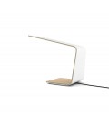 Led1 Desk Lamp Oak/Walnut/Birch 30cm