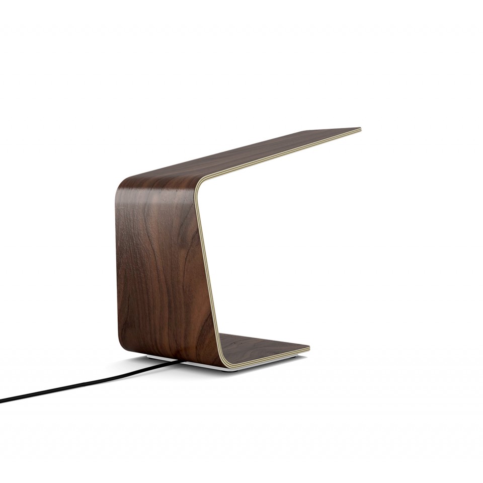 Led1 Desk Lamp Oak/Walnut/Birch 30cm