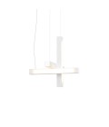 Led40 Cross Ceiling Lamp Oak/Walnut/Ash 40cm