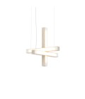 Led40 Cross Ceiling Lamp Oak/Walnut/Ash 40cm