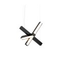 Led40 Cross Ceiling Lamp Oak/Walnut/Ash 40cm