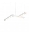 Led40 Shape 4 taklampa ek/valnöt/ask 114cm