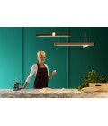 Led40 Shape T Ceiling Lamp Oak/Walnut/Ash 70cm