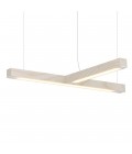 Led40 Shape T Ceiling Lamp Oak/Walnut/Ash 70cm