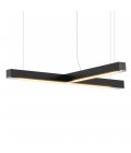 Led40 Shape T Ceiling Lamp Oak/Walnut/Ash 70cm