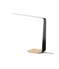 Led8 (QI) Desk Lamp Oak/Walnut/Birch 54.5cm