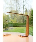 Led8 (QI) Desk Lamp Oak/Walnut/Birch 54.5cm