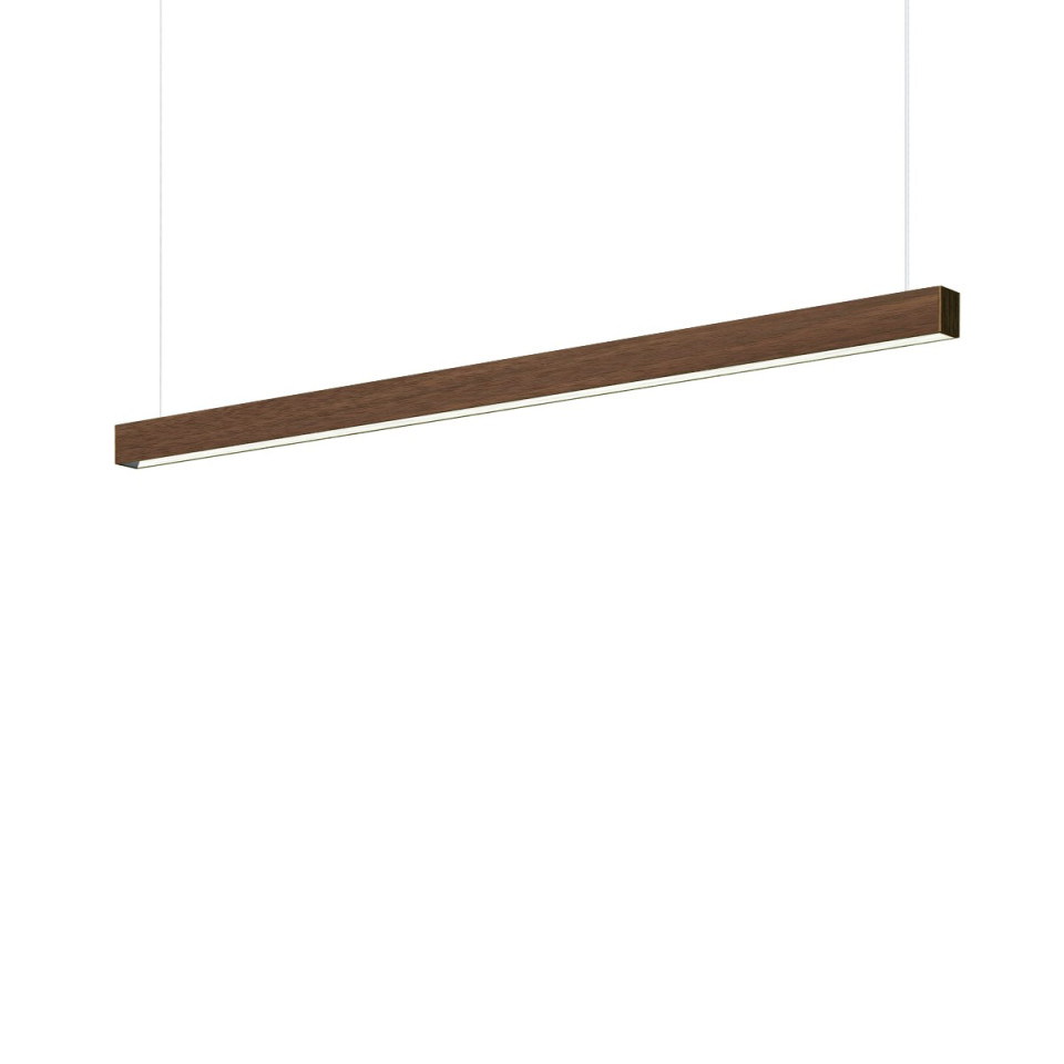 Square Ceiling Lamp Oak/Walnut/Black 104-164cm