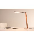 Swan (QI) Desk Lamp Oak/Walnut 55cm