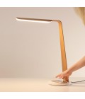 Swan (QI) Desk Lamp Oak/Walnut 55cm