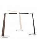 Swan (QI) Desk Lamp Oak/Walnut 55cm