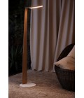 Swan golvlampa ek/valnöt 135cm