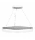 Acoustic Circulo acoustic ceiling light 3000k light grey 80cm