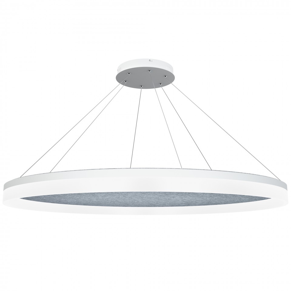 Acoustic Circulo acoustic ceiling light 3000k light grey 120cm