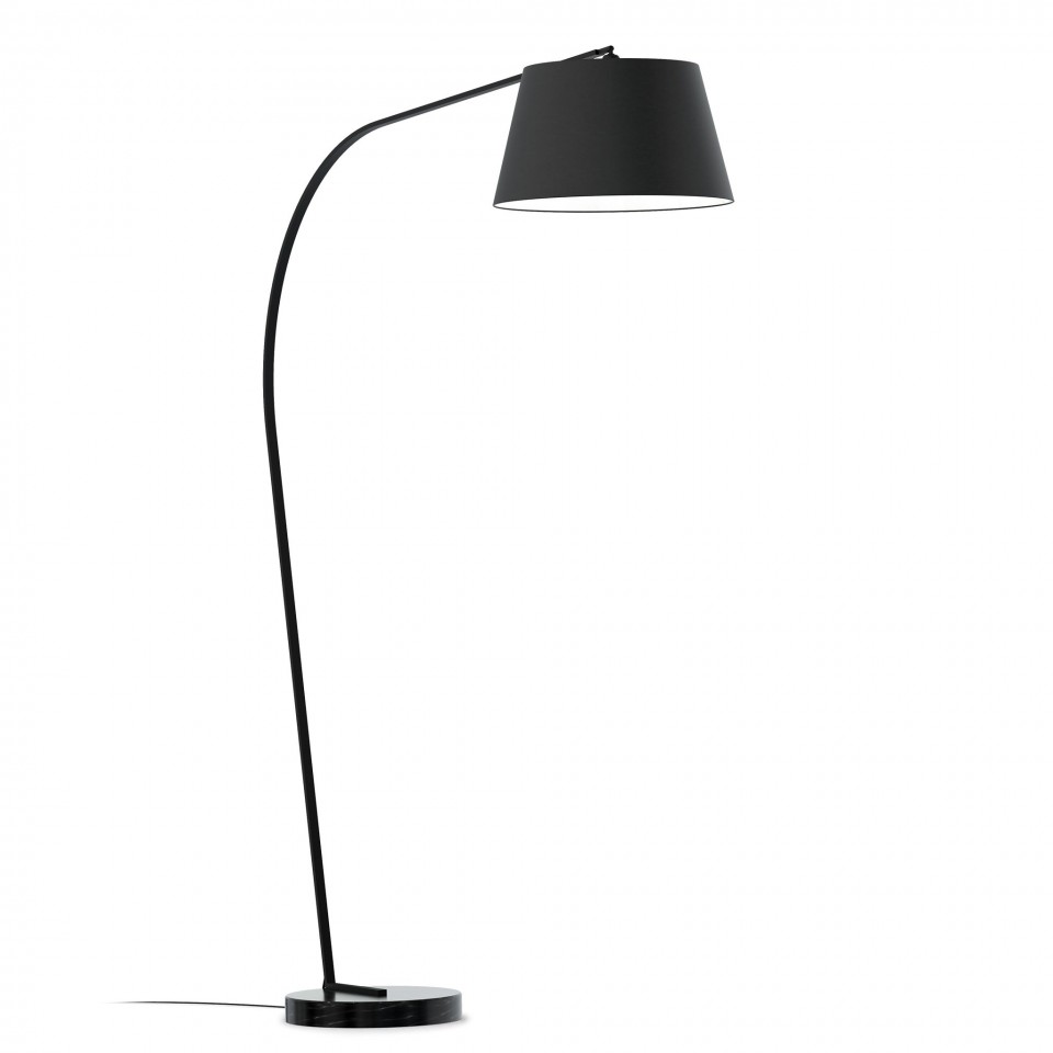 Curve golvlampa svart 180cm