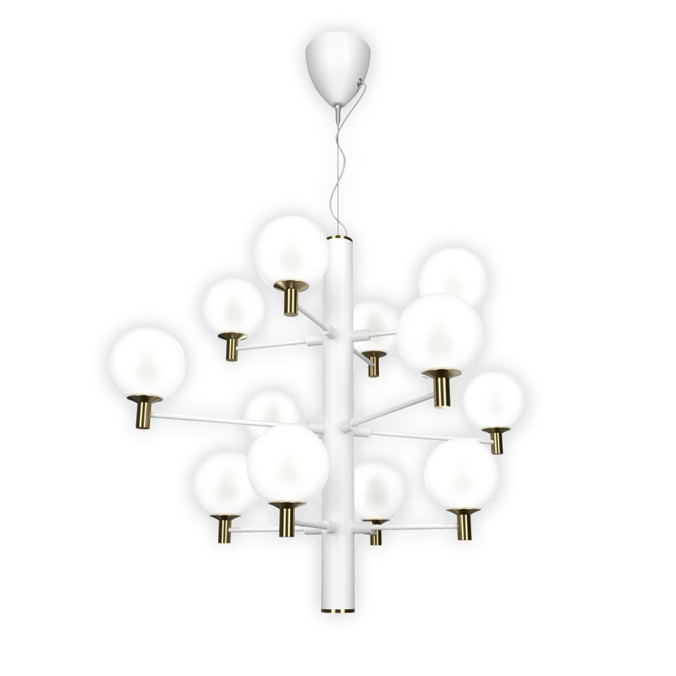 Jubileum Chandelier White 70cm