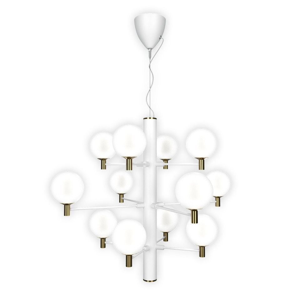 Jubileum Chandelier White 70cm