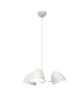 Plaza Chandelier Matt White 78cm