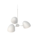 Plaza Chandelier Matt White 78cm