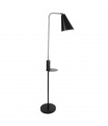 Vigo USB golvlampa matt svart 160cm