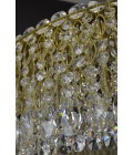 Allure 10-12 ljus bohemia kristallkrona guld/silver 70-100 cm