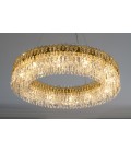 Allure 10-12 ljus bohemia kristallkrona guld/silver 70-100 cm