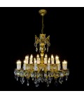 Avior 5-18 Light Bohemia Crystal Chandelier Gold/Silver 50-91cm