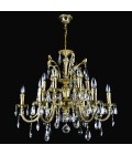 Avior 5-18 Light Bohemia Crystal Chandelier Gold/Silver 50-91cm