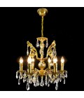 Avior 5-18 Light Bohemia Crystal Chandelier Gold/Silver 50-91cm