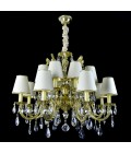 Avior 5-18 Light Bohemia Crystal Chandelier Gold/Silver 50-91cm