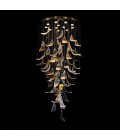 Magnolia 12 Light Bohemia Crystal Chandelier Gold/Silver 80cm