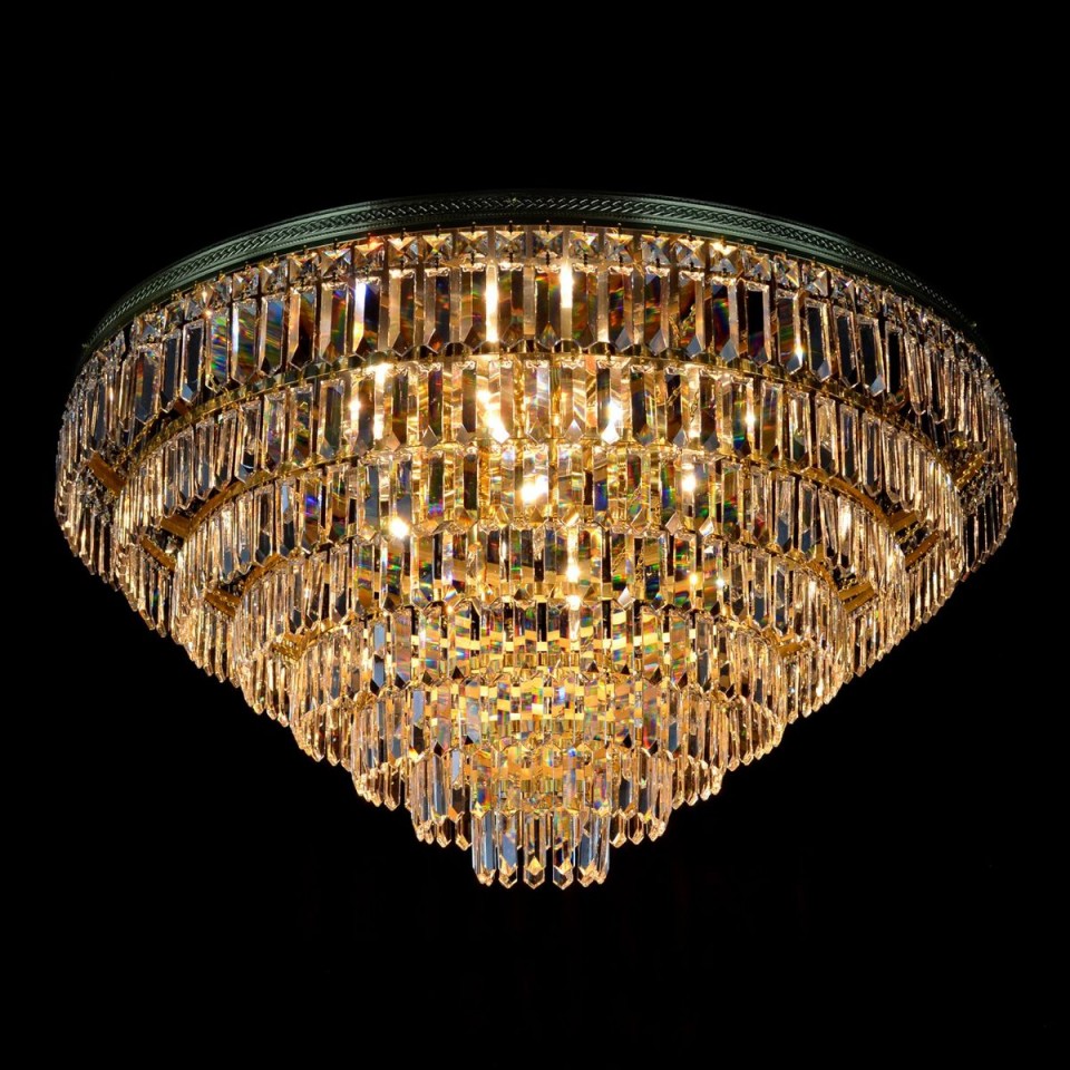 Porto 3-15 Light Bohemia Crystal Chandelier Gold/Silver 30-120cm