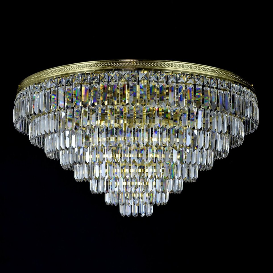 Porto 3-15 Light Bohemia Crystal Chandelier Gold/Silver 30-120cm