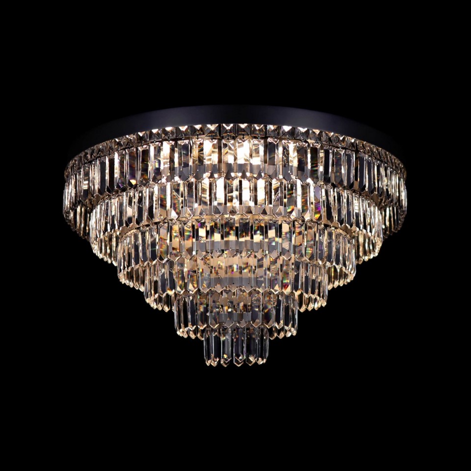 Porto 3-15 Light Bohemia Crystal Chandelier Gold/Silver 30-120cm