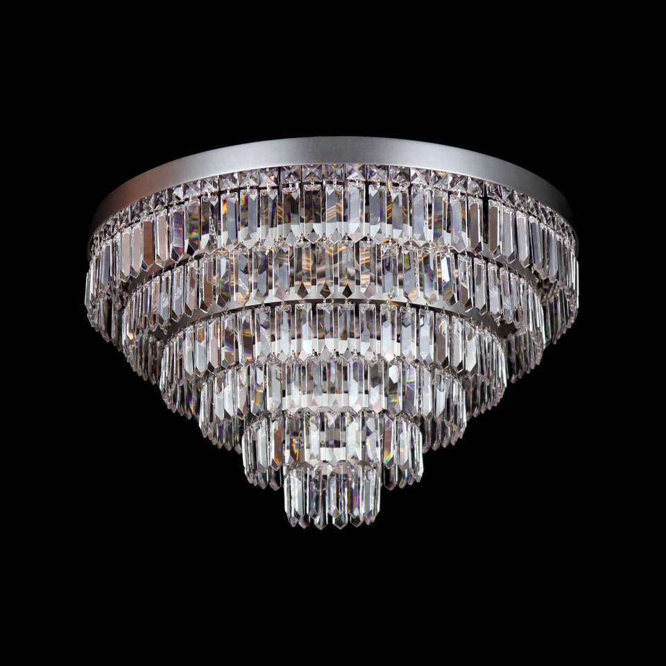 Porto 3-15 Light Bohemia Crystal Chandelier Gold/Silver 30-120cm