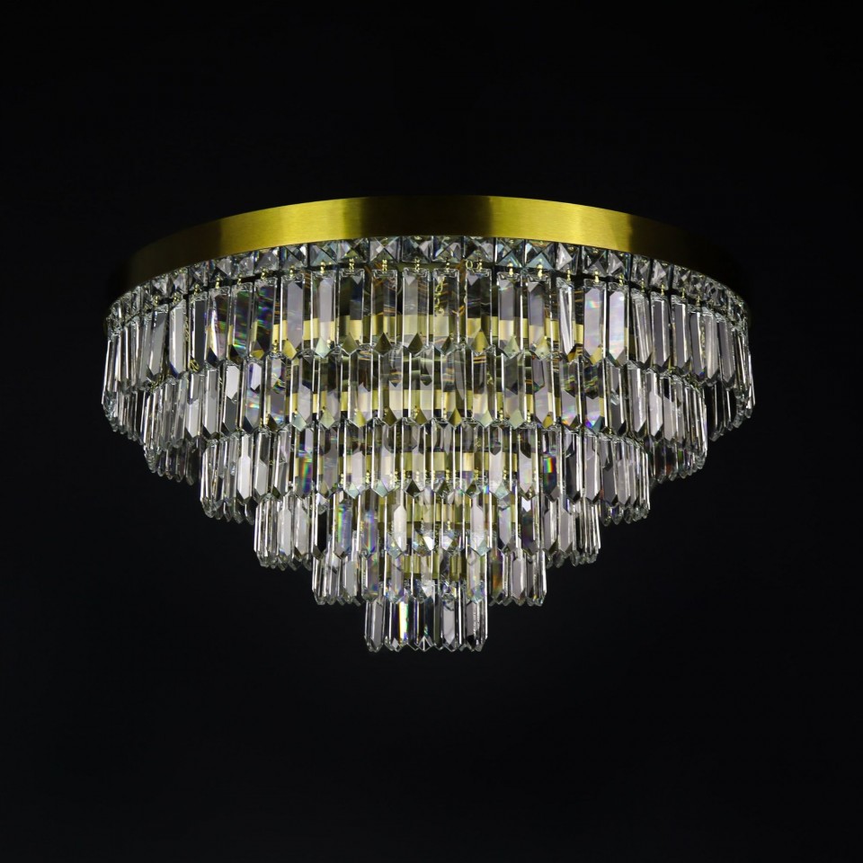 Porto 3-15 Light Bohemia Crystal Chandelier Gold/Silver 30-120cm