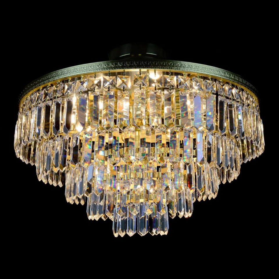 Porto 3-15 Light Bohemia Crystal Chandelier Gold/Silver 30-120cm