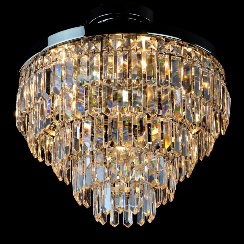 Porto 3-15 Light Bohemia Crystal Chandelier Gold/Silver 30-120cm