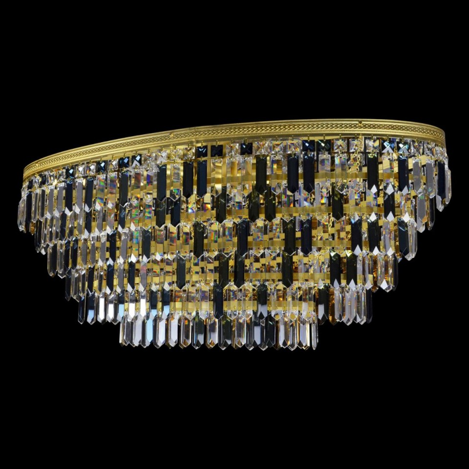 Porto 3-15 Light Bohemia Crystal Chandelier Gold/Silver 30-120cm