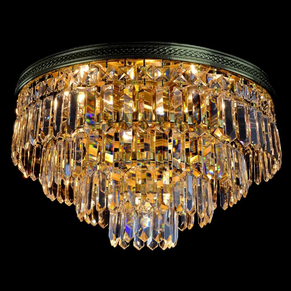 Porto 3-15 Light Bohemia Crystal Chandelier Gold/Silver 30-120cm