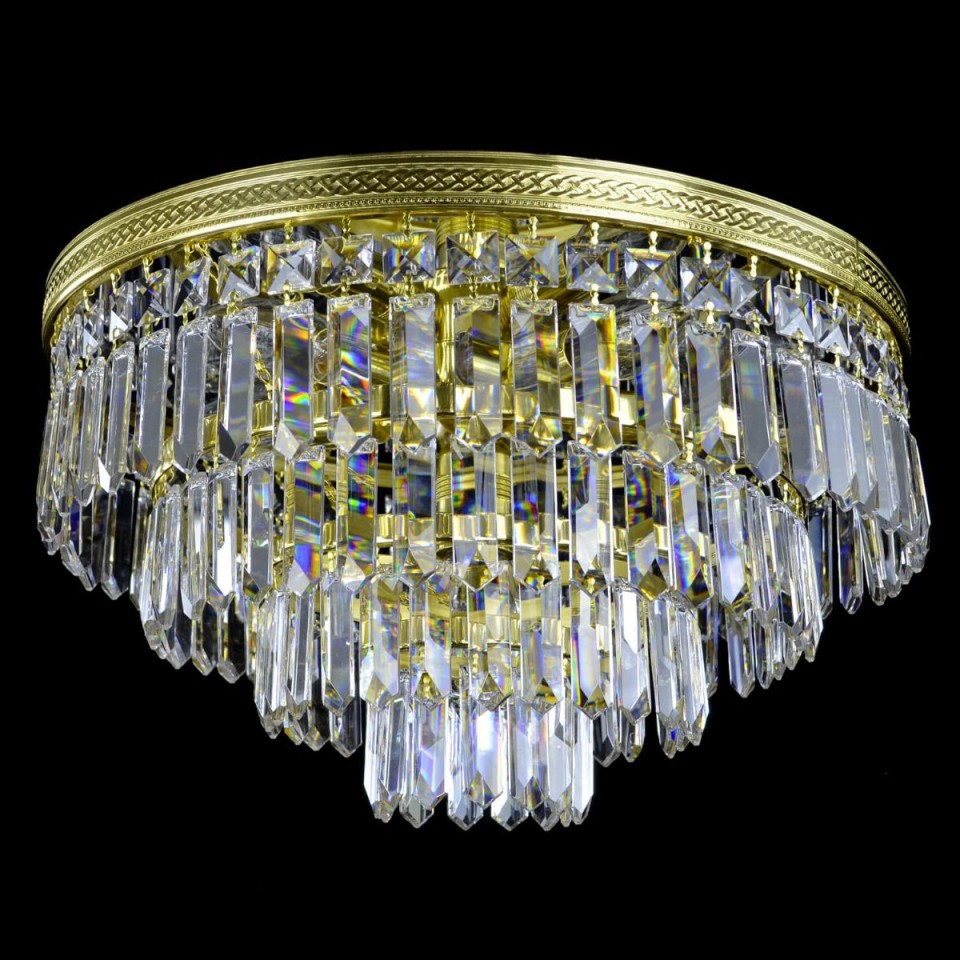 Porto 3-15 Light Bohemia Crystal Chandelier Gold/Silver 30-120cm